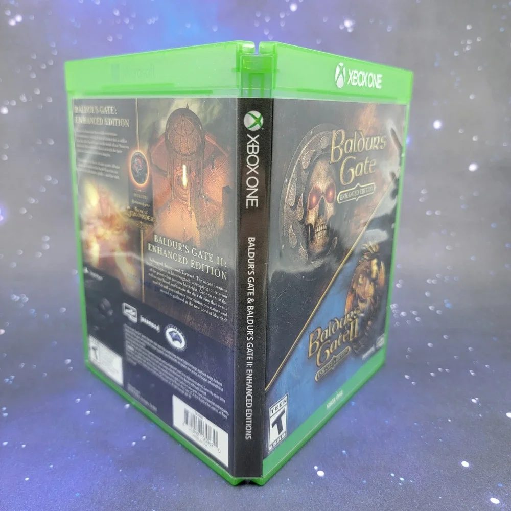 Baldur's Gate 1 & 2 Enhanced Edition Xbox One RPG Video Game Skybound Games Disc